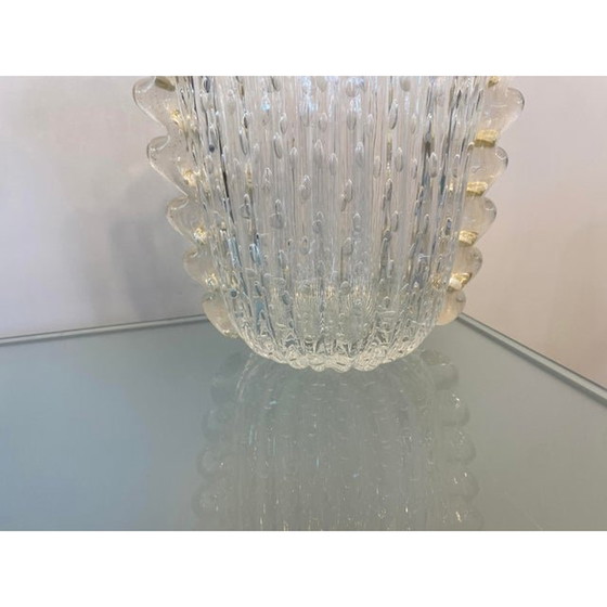 Image 1 of Zeitgenössische handgefertigte Vase aus Muranoglas in mehreren Farben