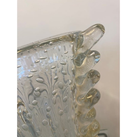 Image 1 of Zeitgenössische handgefertigte Vase aus Muranoglas in mehreren Farben