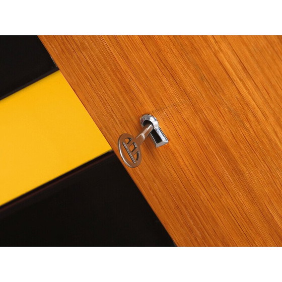 Image 1 of Vintage U 460 Sideboard mit Holzschubladen von Jiri Jiroutek für Interier Praha, Tschechoslowakei 1960er Jahre