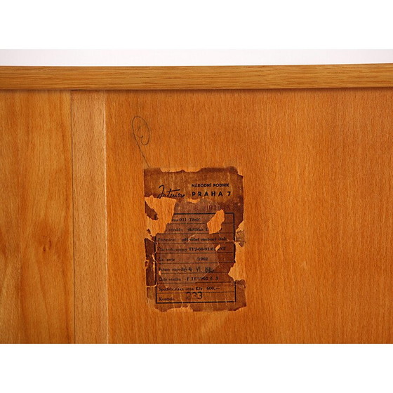 Image 1 of Vintage U 460 Sideboard mit Holzschubladen von Jiri Jiroutek für Interier Praha, Tschechoslowakei 1960er Jahre