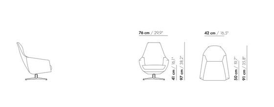 Image 1 of 2x Montis Enzo Sessel Design von Geert Koster