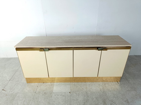 Image 1 of Sideboard aus Lack und Messing