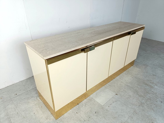 Image 1 of Sideboard aus Lack und Messing