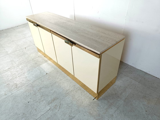 Image 1 of Sideboard aus Lack und Messing