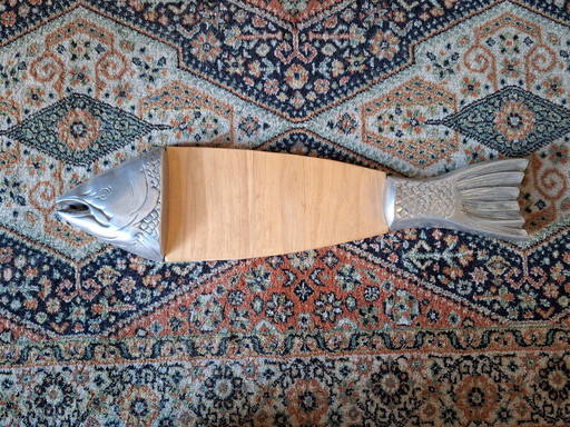 Vintage Lachs Servierplatte Regal