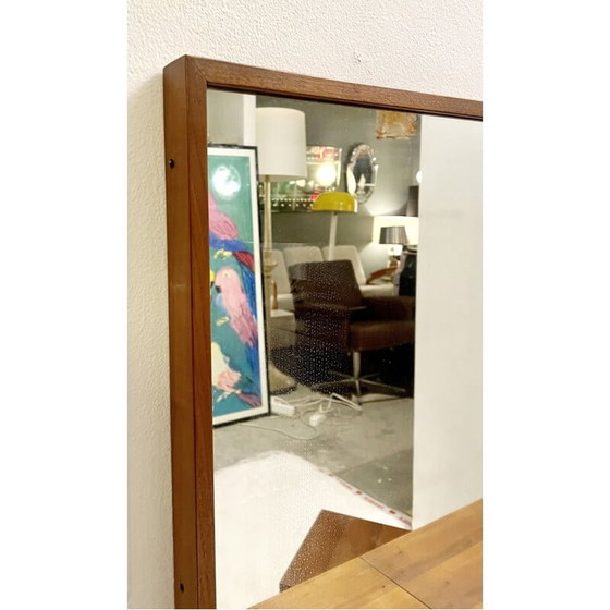 Image 1 of Mid Century Frisiertisch aus Holz, Italien 1950er Jahre