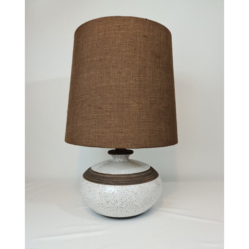 Vintage-Lampe aus glasierter Keramik, 1970