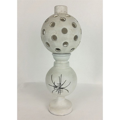 Vintage-Keramiklampe von Henri Cimal, 1960