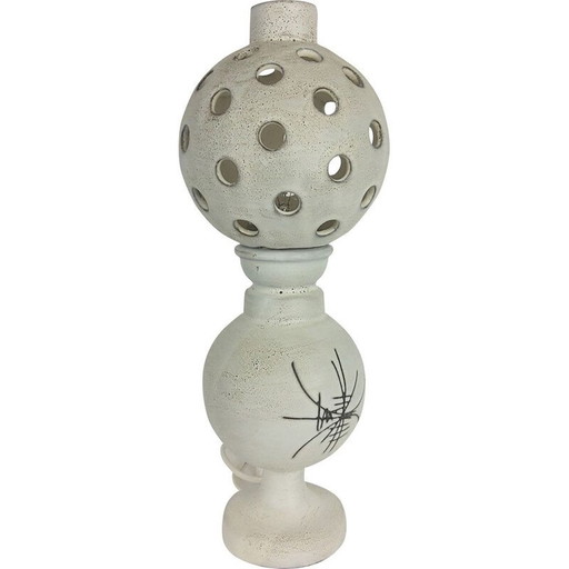 Vintage-Keramiklampe von Henri Cimal, 1960
