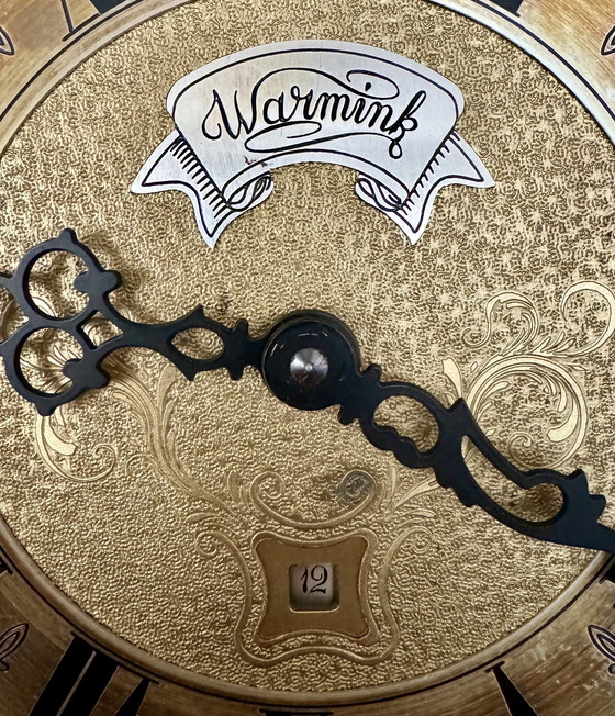 Image 1 of Schöne klassische große Standing Warmink Clock mit Westminster Stroke mit Doppelkappe.