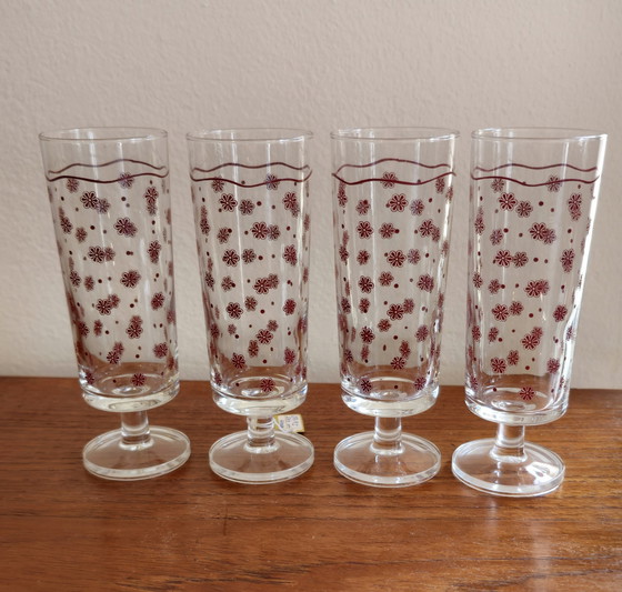 Image 1 of 4x Vintage Schnapsgläser Weingläser Champagnergläser