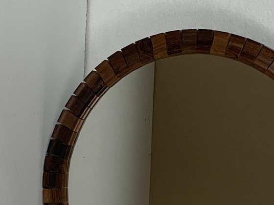 Image 1 of 2x Dänische Teakholz-Rosewood-Würfelspiegel, 1960er