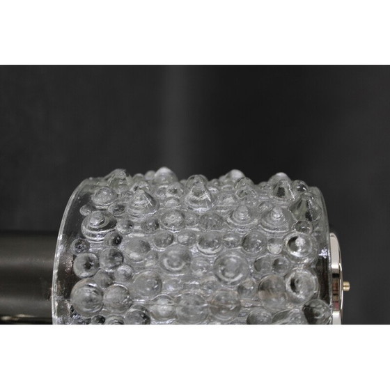 Image 1 of Paar alte Tischlampen aus Glas von Kamenicky Senov, Tschechoslowakei 1970