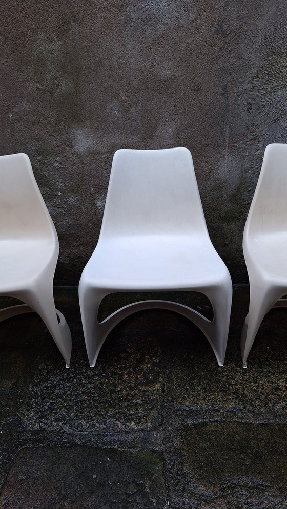 Image 1 of Set Von 4 Plastikstühlen Von Steen Ostergaard Für Cado