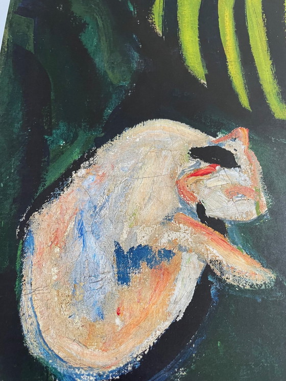 Image 1 of Ernst Ludwig Kirchner (1880-1938), Artistin, 1910, Original-Ausstellungsplakat Schweden, Copyright Ernst Ludwig Kirchner,