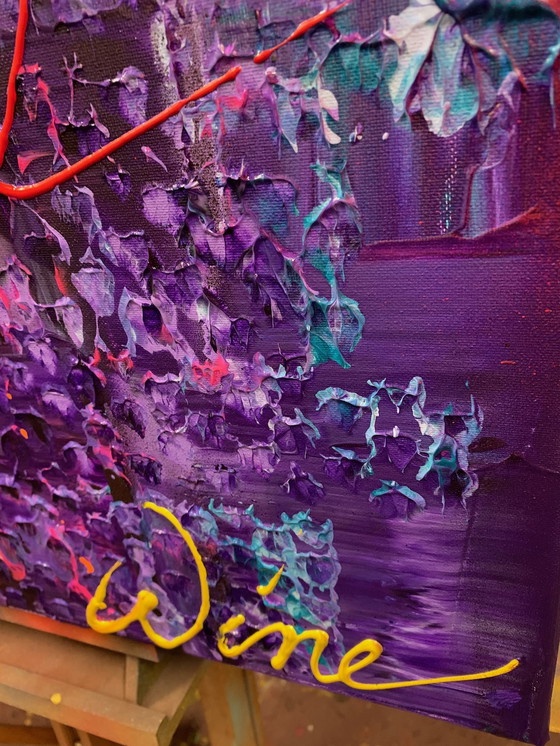 Image 1 of Geoffrey Wijn – Küss mich Baby Big Time – in LILA