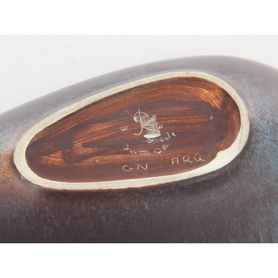 Image 1 of Blattförmige Schale aus skandinavischer Keramik, Modell Arq, 1950