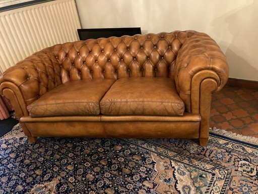 3x Chesterfield-Sofas