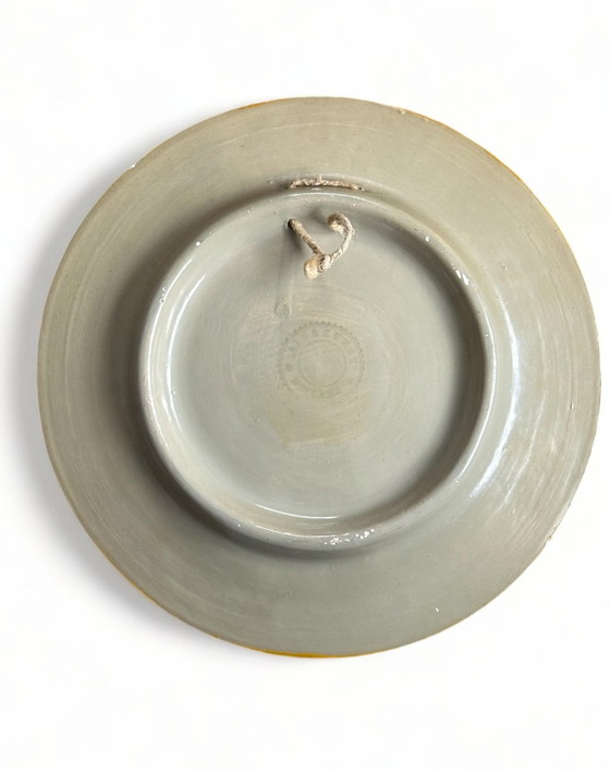 Image 1 of Pieter Jelle Troelstra Dichter & Politiker Plateel Pieter Jelles Wandteller Dekorative Kunst Holland