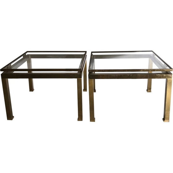 Image 1 of 2er-Set Vintage-Sofa-Enden von Guy Lefèvre