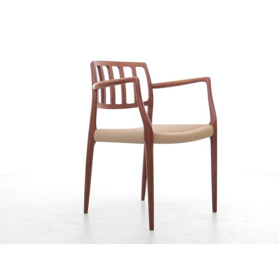 Image 1 of 4er-Set skandinavische Vintage-Sessel Modell 66 aus Teakholz von Niels O. Møller