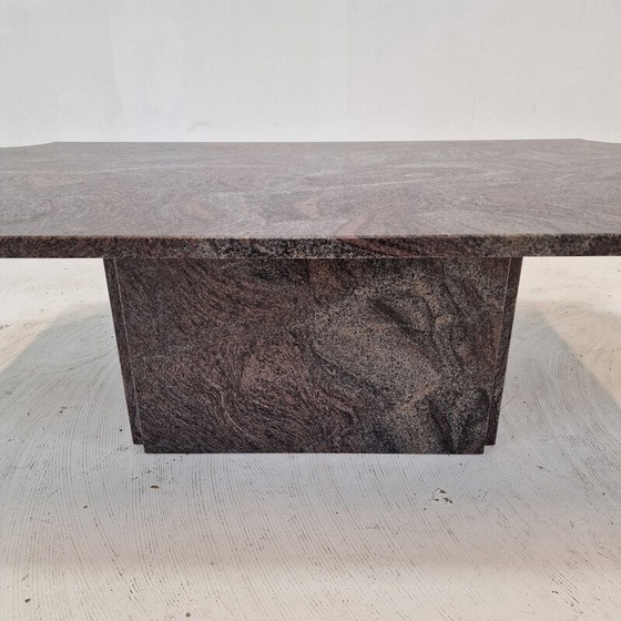 Image 1 of Italienischer Vintage-Couchtisch aus Granit, 1980er Jahre