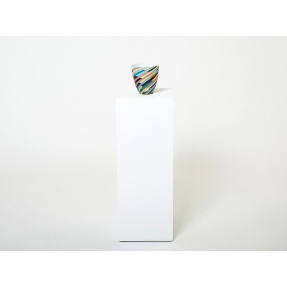 Image 1 of Vintage-Vase "Klee" von Laura de Santillana für Venini, 1980er Jahre