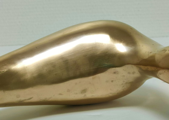 Image 1 of Vogel Taube Messing 70er Jahre