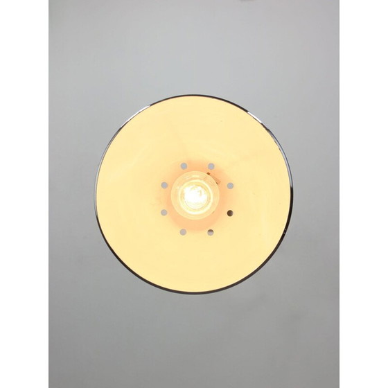 Image 1 of Paar minimalistische Vintage-Pendelleuchten in Chrom