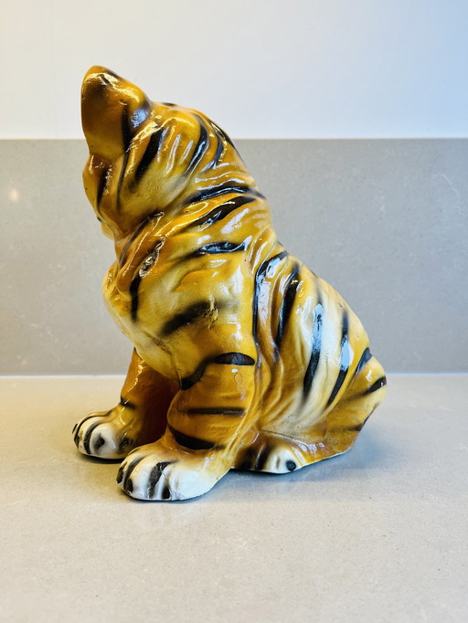 Vintage-Tiger-Figur