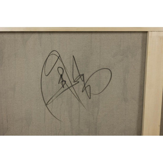 Image 1 of Acryl auf alter Leinwand von Dan Hôo, 2023