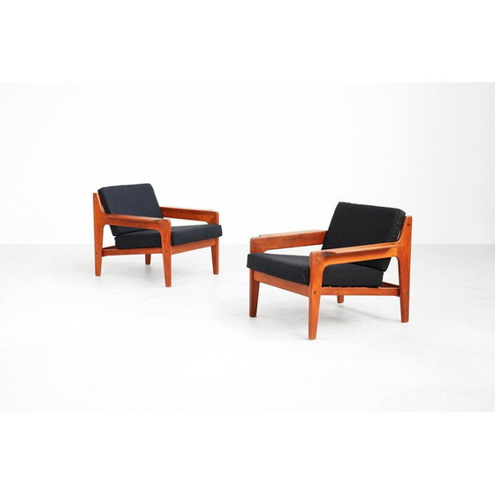 Image 1 of Paar Vintage-Sessel von Arne Wahl Iversen für Comfort, 1960er Jahre