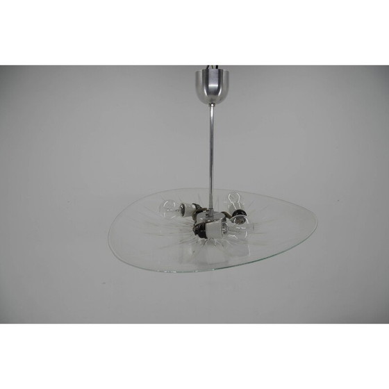 Image 1 of Vintage-Kronleuchter aus Glas, Tschechoslowakei 1950er Jahre