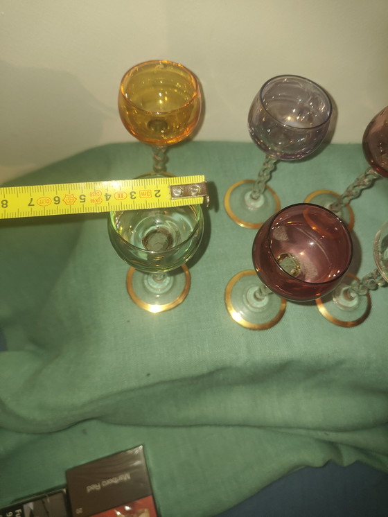 Image 1 of Murano Crystal Standing Glass Für Likör