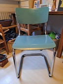 Thonet Stuhl, blau