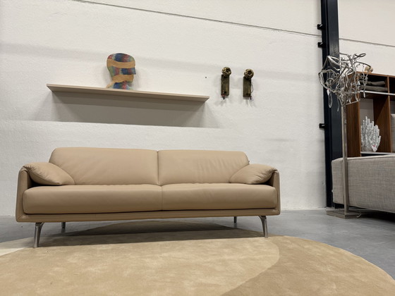 Image 1 of Leolux Bora Balanza Sofa 3-Sitzer Ceras Lederschale