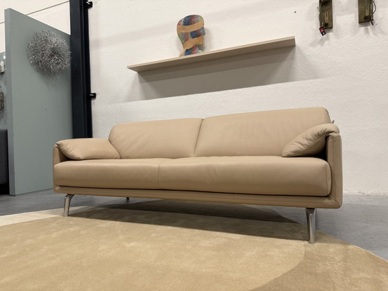 Image 1 of Leolux Bora Balanza Sofa 3-Sitzer Ceras Lederschale