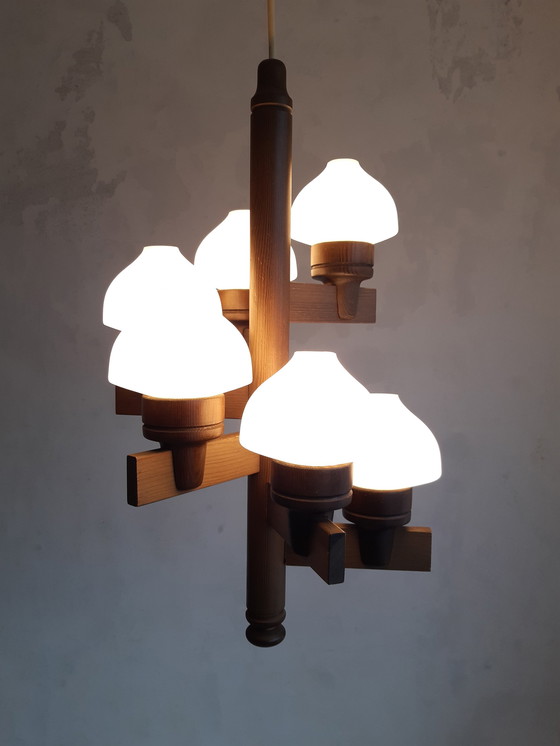 Image 1 of Aneta Växjö Schweden Pilz Pendelleuchte, Skandinavisches Design