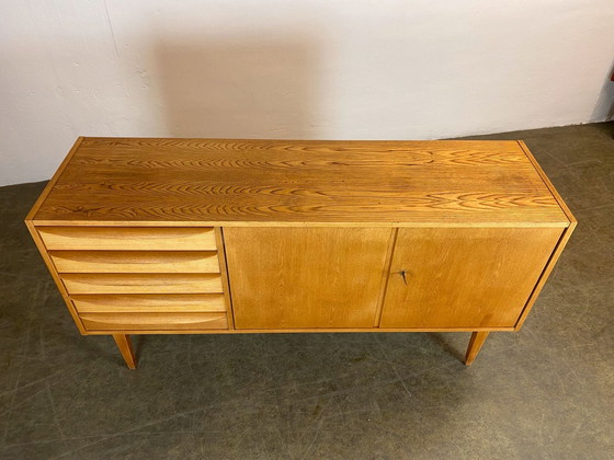 Image 1 of VEB DW Hellerau 602 Sideboard Franz Ehrlich Esche Midcentury 1960