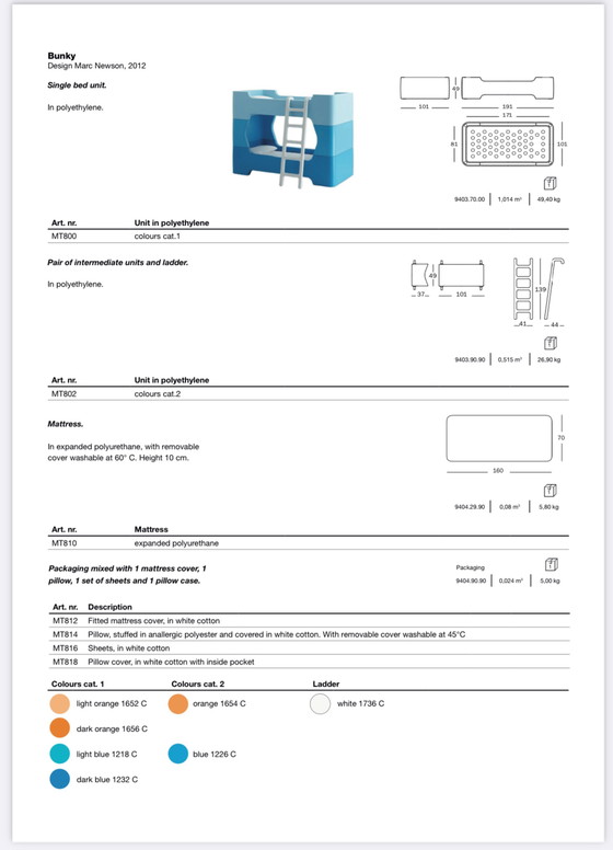 Image 1 of Etagenbett Magis, inkl. 2 Matratzen