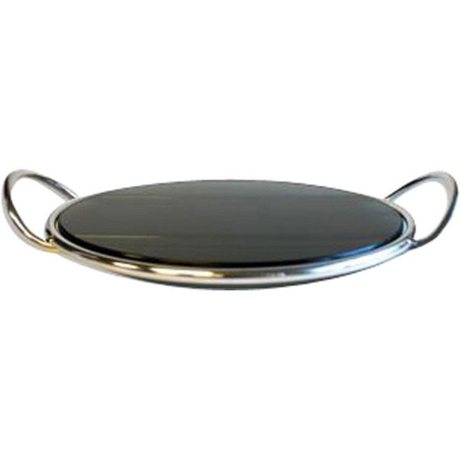 Rundes Tablett von Lino Sabbatini Italienisch 1960er Jahre