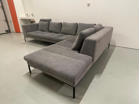 Image 1 of Schönes Montel Grau Stoff Ecksofa