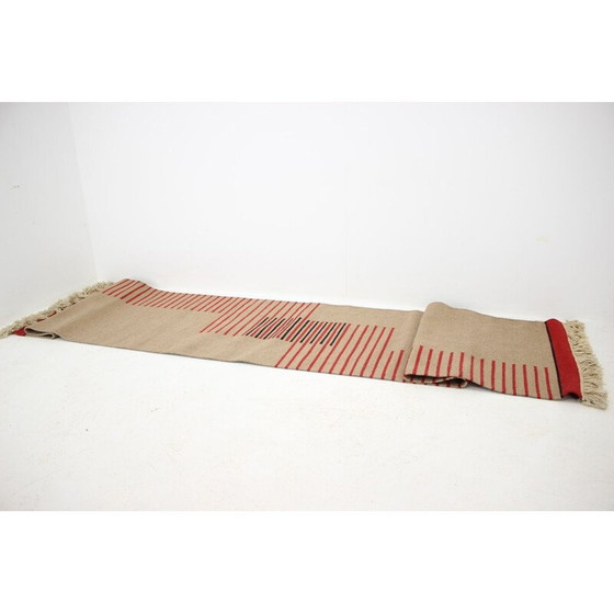 Image 1 of Modernistischer geometrischer abstrakter Teppich, 1960