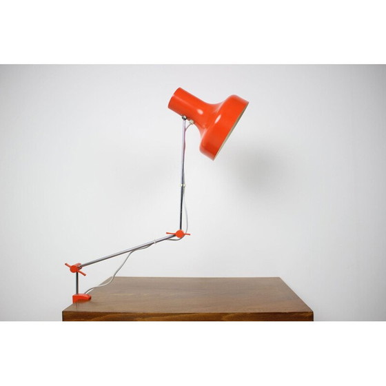 Image 1 of Vintage Tischlampe aus lackiertem Metall, Tschechoslowakei 1960