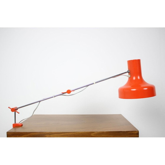 Image 1 of Vintage Tischlampe aus lackiertem Metall, Tschechoslowakei 1960