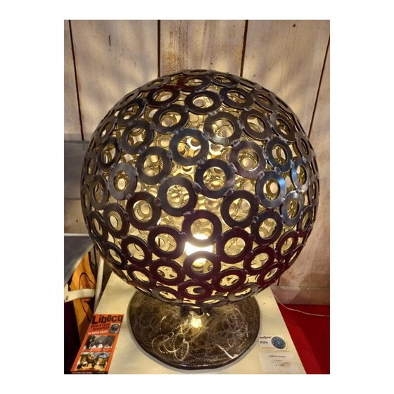 Image 1 of Mobile Vintage-Lichtkugel von Libecq