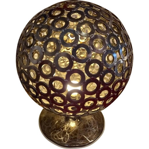 Mobile Vintage-Lichtkugel von Libecq