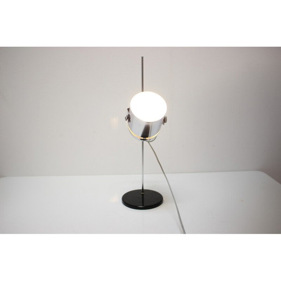 Image 1 of Klassische Tischleuchte aus Metall und Chromstahl von Stanislav Indra für Combi Lux, Tschechoslowakei 1970