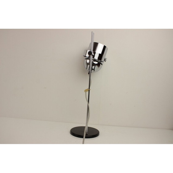 Image 1 of Klassische Tischleuchte aus Metall und Chromstahl von Stanislav Indra für Combi Lux, Tschechoslowakei 1970