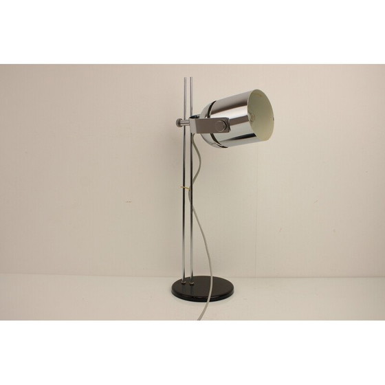 Image 1 of Klassische Tischleuchte aus Metall und Chromstahl von Stanislav Indra für Combi Lux, Tschechoslowakei 1970